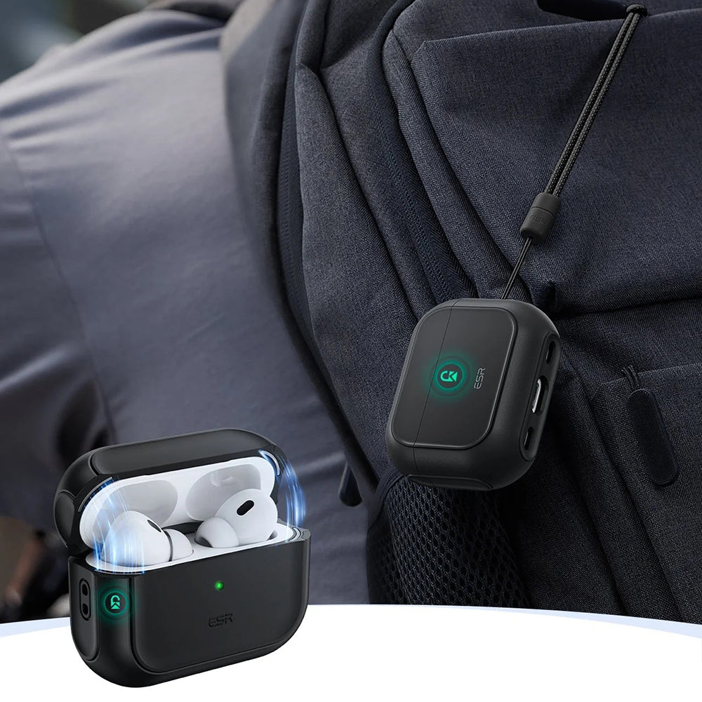 Étui ESR Orbit Hybrid pour Apple Airpods Pro 3, Noir, Reconditionné