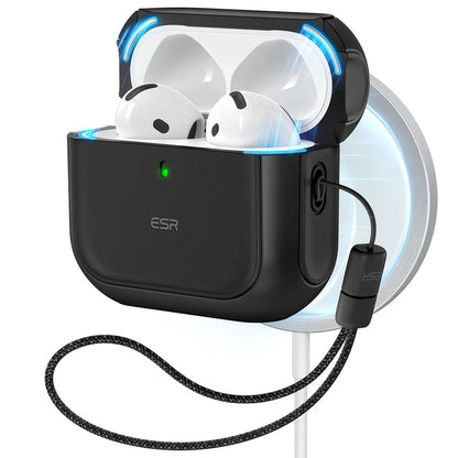 ESR Orbit Hybrid Hülle für Apple AirPods 4, Schwarz