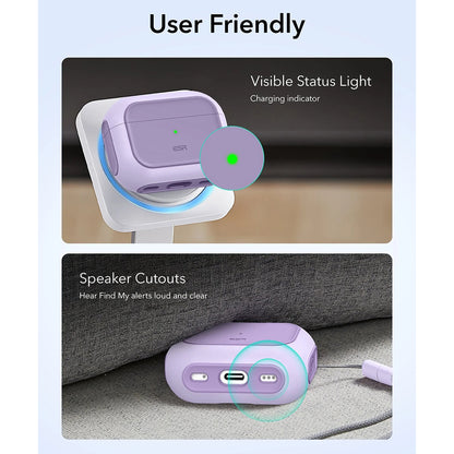 ESR Orbit Hybrid Hülle für Apple AirPods Pro 3, Lila