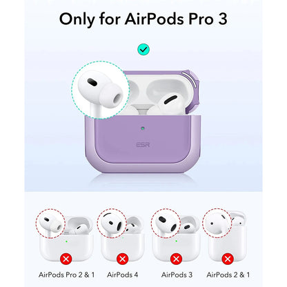 ESR Orbit Hybrid Hülle für Apple AirPods Pro 3, Lila
