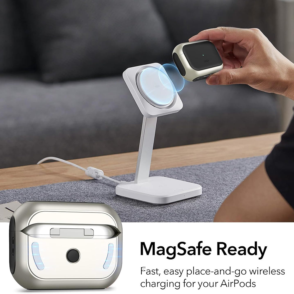 Coque ESR Orbit Hybrid pour Apple AirPods Pro Series, Gris