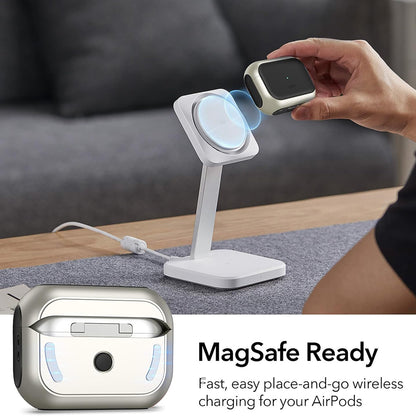 Coque ESR Orbit Hybrid pour Apple AirPods Pro Series, Gris