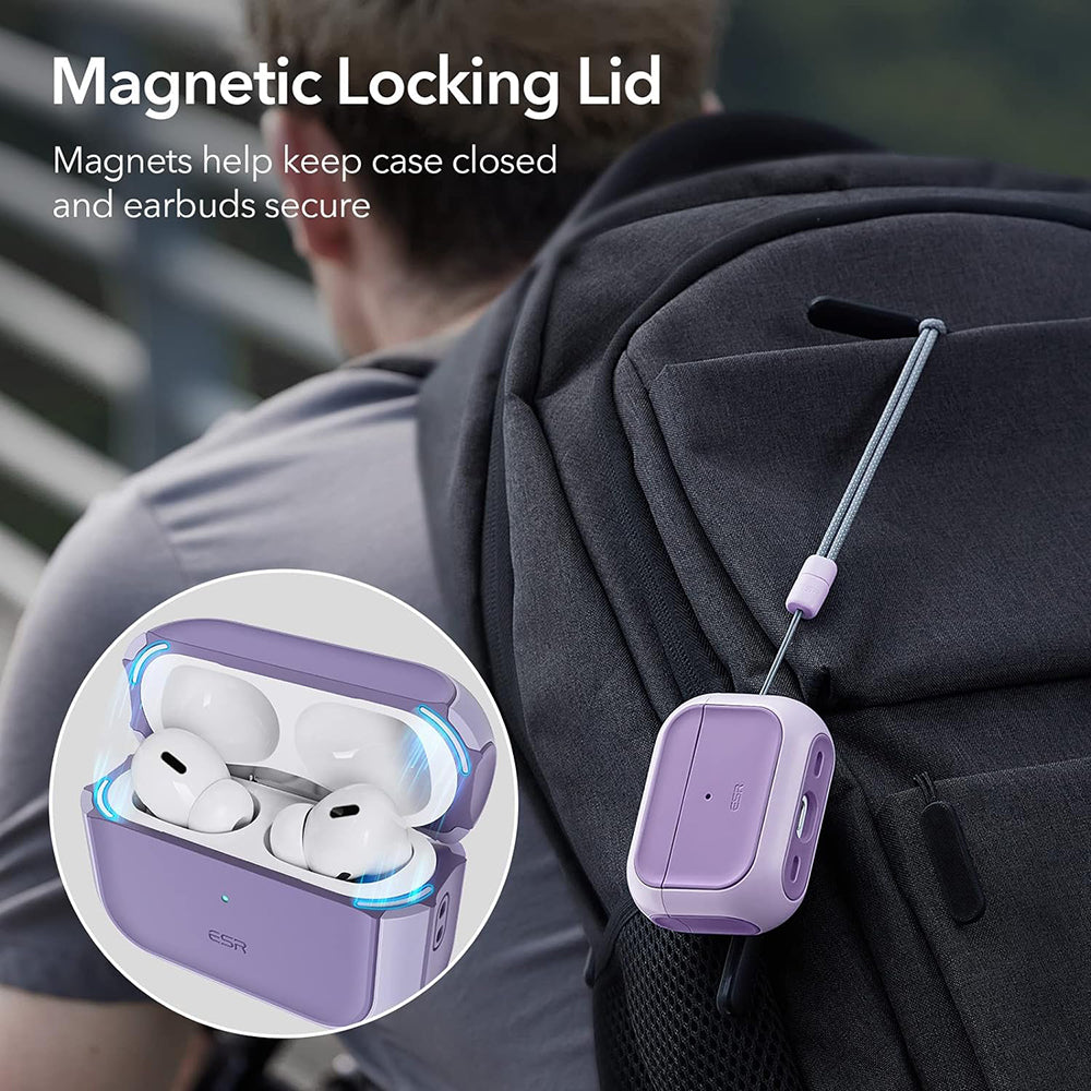 Étui ESR Orbit Hybrid pour Apple AirPods Pro Series, Violet