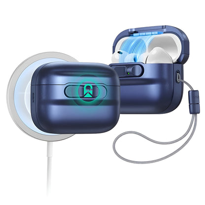 Étui ESR Pulse Magnetic FlickLock pour Apple AirPods Pro 3, Bleu Marine