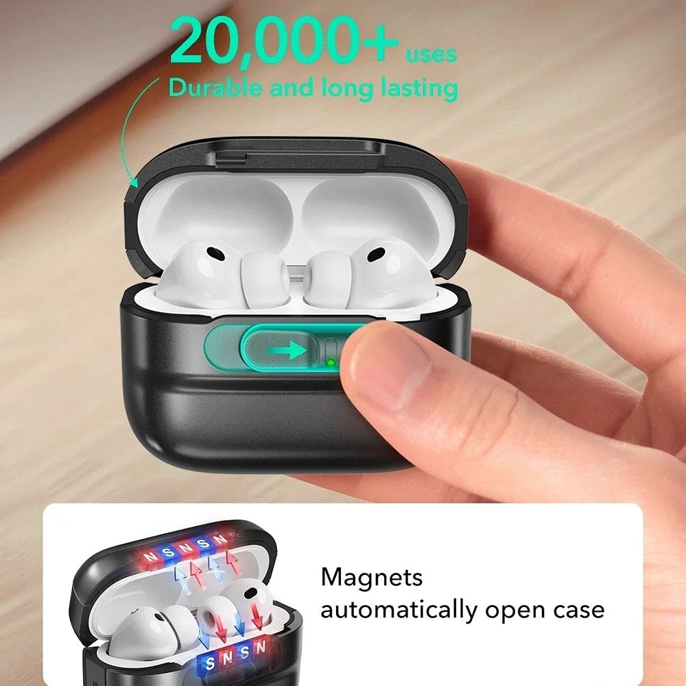 Étui ESR Pulse Magnetic FlickLock pour Apple AirPods Pro 3, Bleu Marine