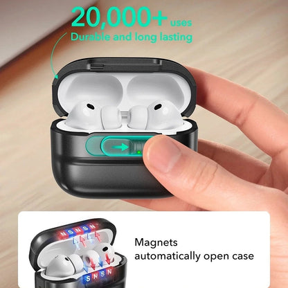 Étui ESR Pulse Magnetic FlickLock pour Apple AirPods Pro 3, Bleu Marine