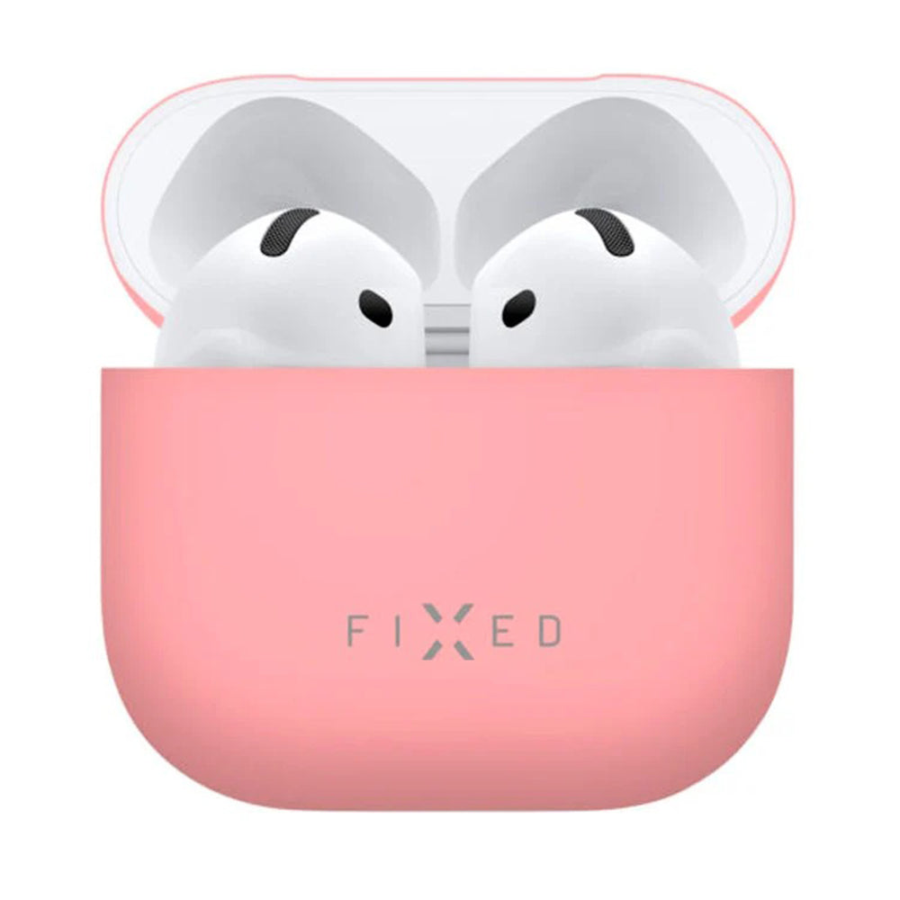 Étui Fixed Silky pour Apple AirPods 4, Rose