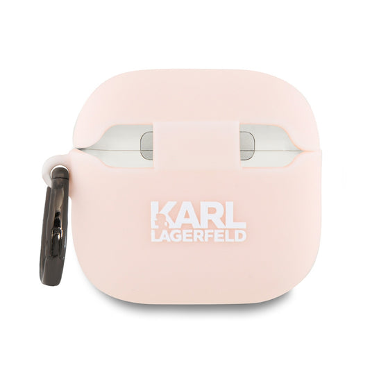 Karl Lagerfeld 3D Choupette's Head Hülle für Apple AirPods 4, Rosa