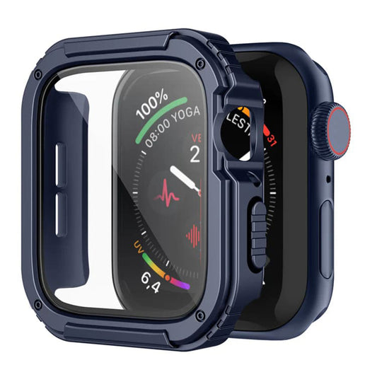 Coque Lito Armor 360 pour Apple Watch 38mm Series, Bleue
