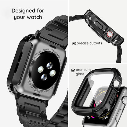 Coque Lito Armor 360 pour Apple Watch 38mm Series, Bleue