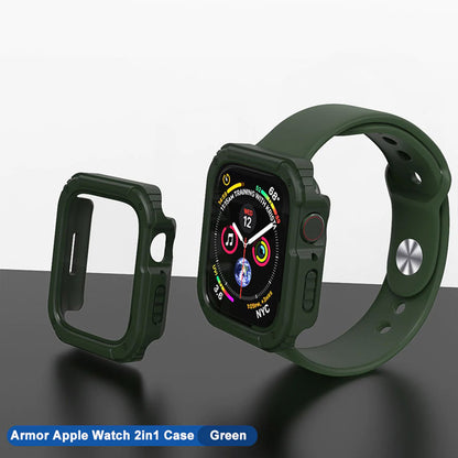 Coque Lito Armor 360 pour Apple Watch 38mm Series, Vert