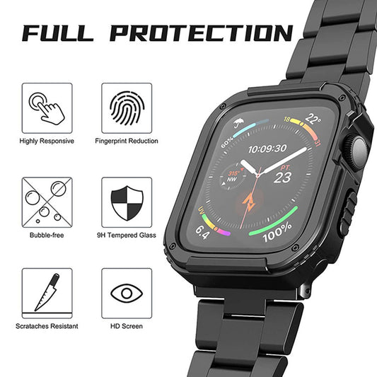 Coque Lito Armor 360 pour Apple Watch 42mm Series, Bleue