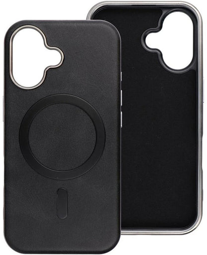 Coque MagSafe pour Apple iPhone 16 Pro, OEM, Gentleman Mag, Noire