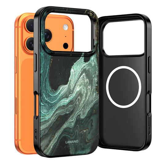 MagSafe Case for Apple iPhone 17 Pro Max, Tech-Protect, Lamano Aura, Green