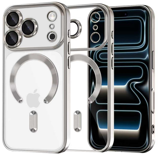 MagSafe Hülle für Apple iPhone 17 Pro, Tech-Protect, Magflex, Silber