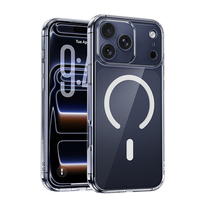 Coque MagSafe pour Apple iPhone 17 Pro Max, Borofone, BI5 Ice Shield, Transparente