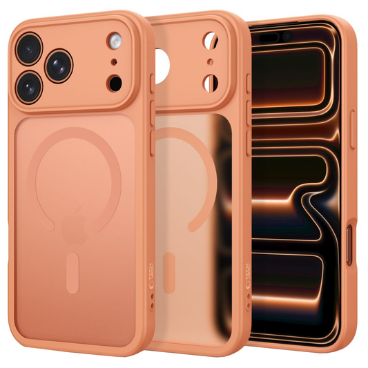 MagSafe Case for Apple iPhone 18 Pro / 17 Pro, Tech-Protect, BasicMag, Matte Orange