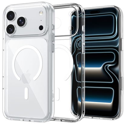 MagSafe-Hülle für Apple iPhone 18 Pro / 17 Pro, Tech-Protect, Flexair Hybrid CC, Transparent