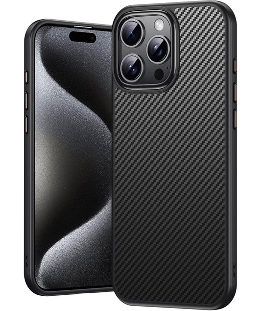 MagSafe-Hülle für Apple iPhone 16 Pro, OEM, Carbon, Schwarz