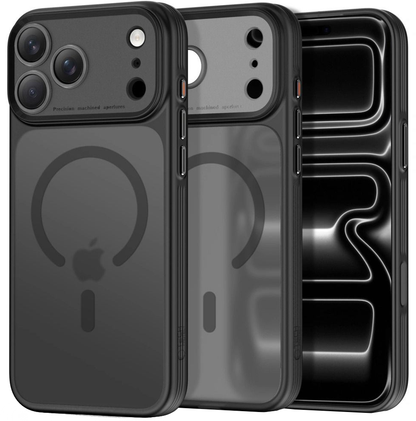 Coque MagSafe pour Apple iPhone 18 Pro Max / 17 Pro Max, Tech-Protect, MagPrime CC, Noir Mat