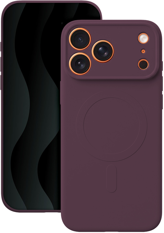 Coque MagSafe pour Apple iPhone 18 Pro Max / 17 Pro Max, OEM, Simple Color Mag, Bordeaux