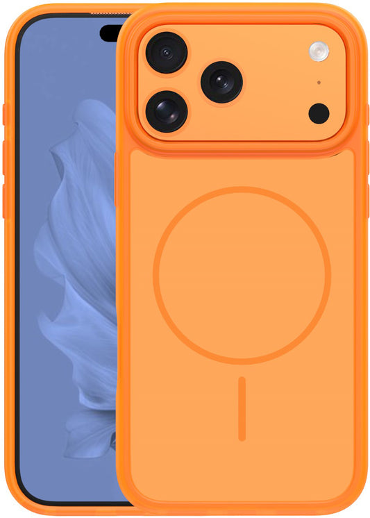 Coque MagSafe pour Apple iPhone 18 Pro Max / 17 Pro Max, OEM, Frame Thin Mag, Orange