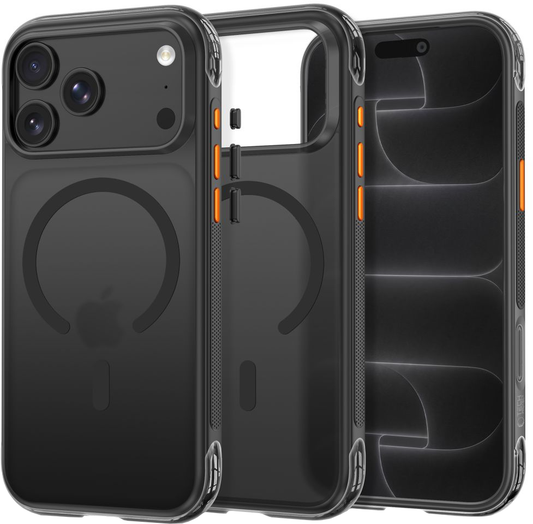MagSafe Case for Apple iPhone 18 Pro Max / 17 Pro Max, Tech-Protect, MagAir CC, Matte Black
