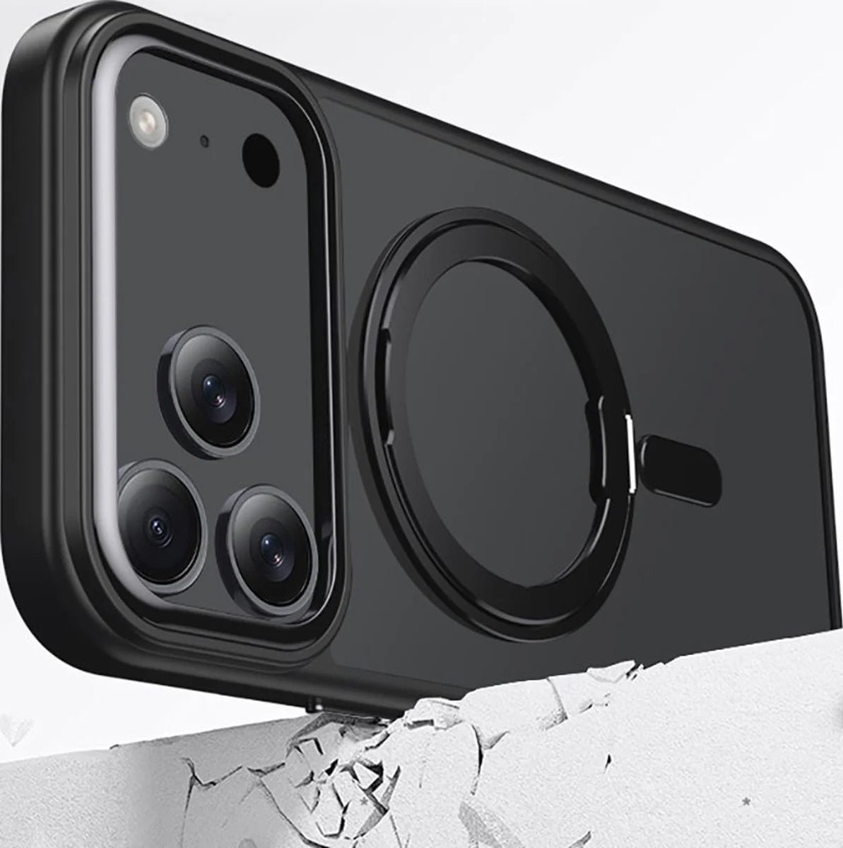 MagSafe Hülle für Apple iPhone 17 Pro, Tech-Protect, MagRing, Schwarz