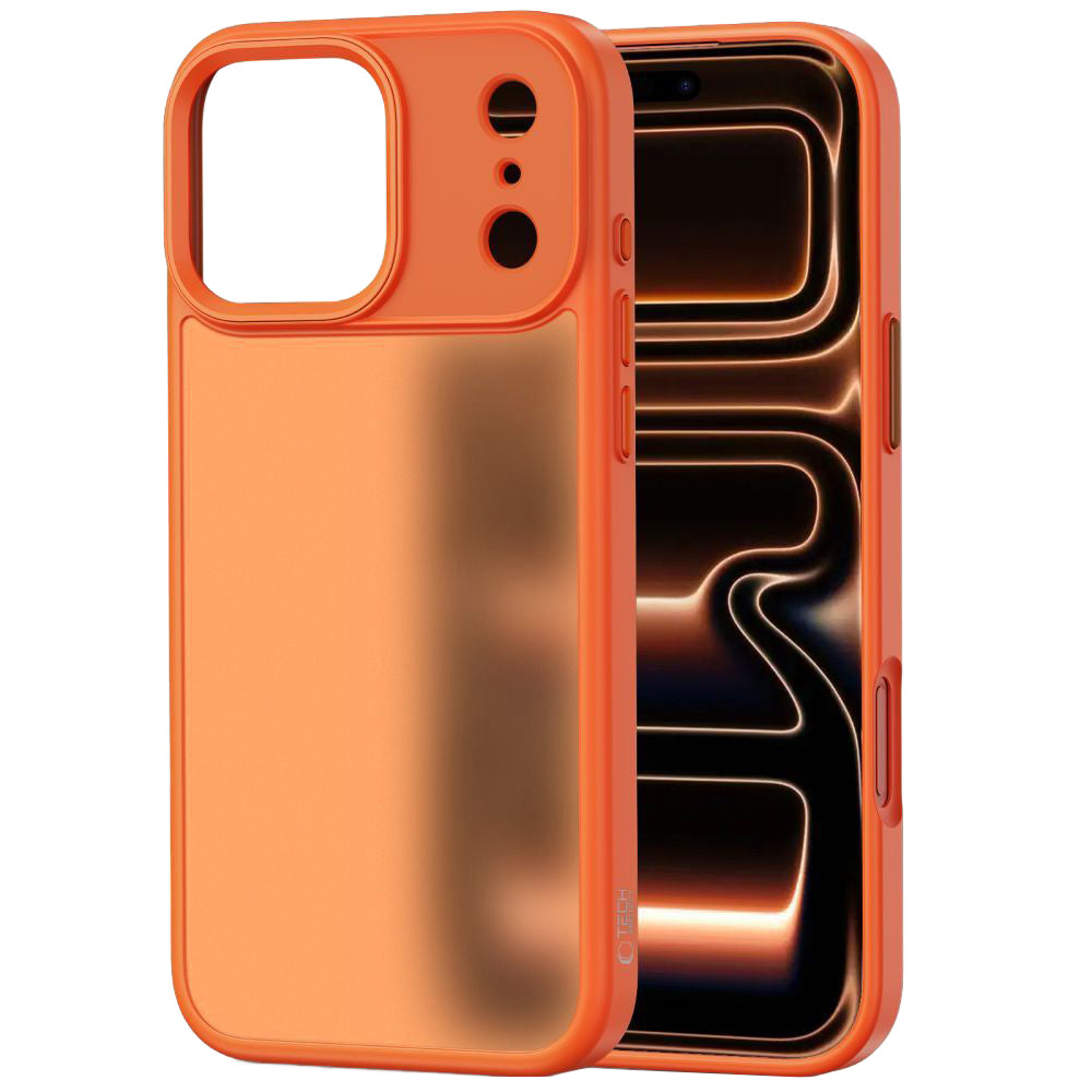 Case for Apple iPhone 17 Pro, Tech-Protect, Magmat, Matte Orange