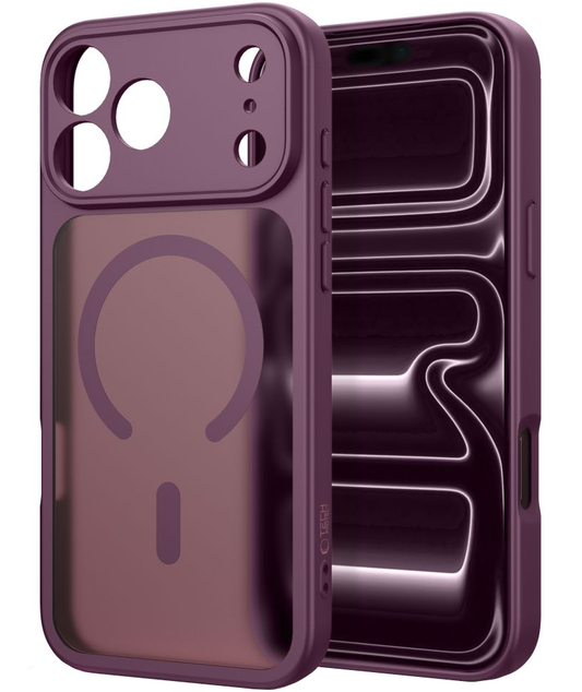 Coque MagSafe pour Apple iPhone 18 Pro Max / 17 Pro Max, Tech-Protect, BasicMag, Rouge Mat