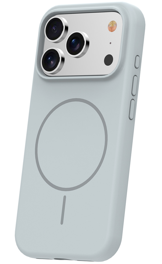 Coque MagSafe pour Apple iPhone 17 Pro, OEM, Silicone Thin, Gris