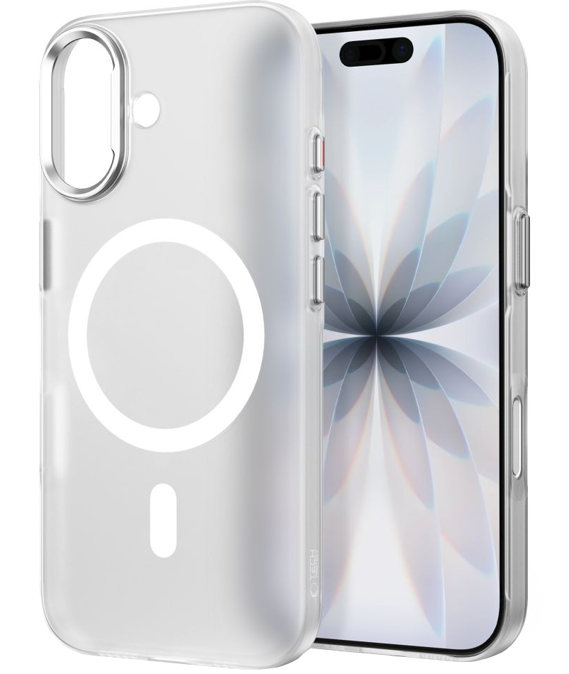 Coque MagSafe pour Apple iPhone 17, Tech-Protect, MagZero, Blanc Mat