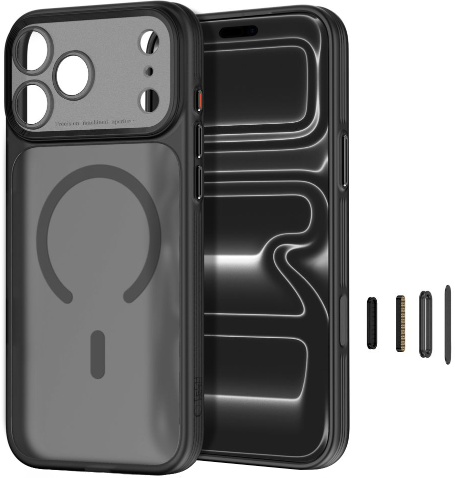 Coque MagSafe pour Apple iPhone 18 Pro Max / 17 Pro Max, Tech-Protect, MagPrime CC, Noir Mat