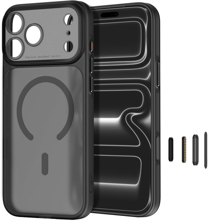 Coque MagSafe pour Apple iPhone 18 Pro Max / 17 Pro Max, Tech-Protect, MagPrime CC, Noir Mat