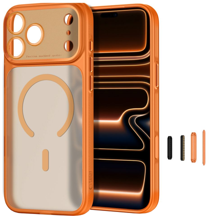 MagSafe-Hülle für Apple iPhone 18 Pro Max / 17 Pro Max, Tech-Protect, MagPrime CC, Matt Orange