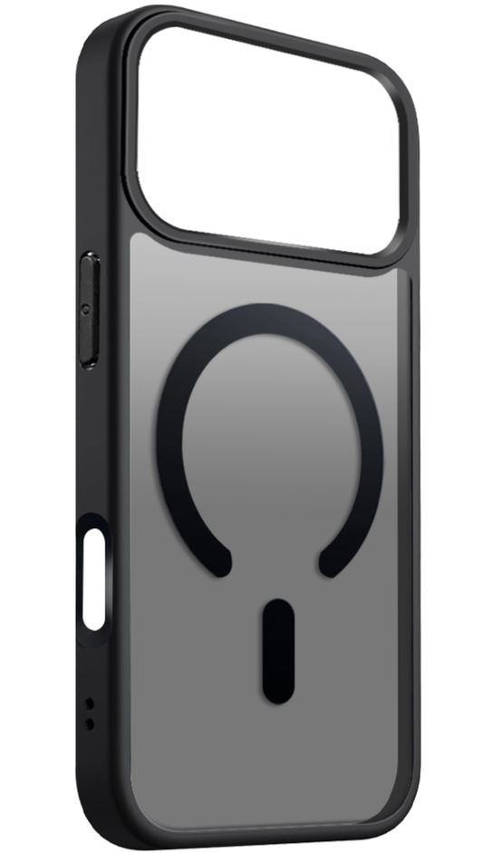 Coque MagSafe pour Apple iPhone 18 Pro / 17 Pro, Etteri, Matt Mag, Noire