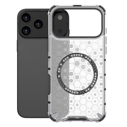 MagSafe Hülle für Apple iPhone 17 Pro Max, Techsuit, HoneyComb Shield, Weiß