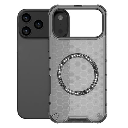 MagSafe Hülle für Apple iPhone 17 Pro, Techsuit, HoneyComb Shield, Schwarz