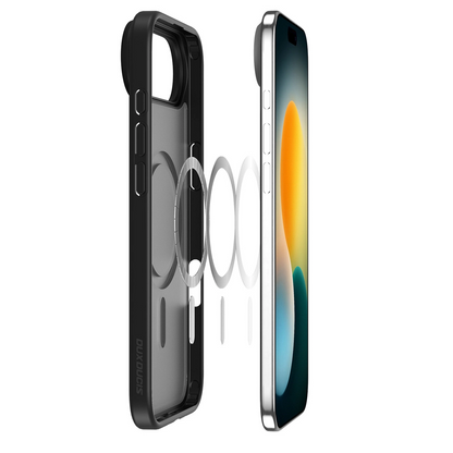 Étui MagSafe pour Apple iPhone 17 Air, DUX DUCIS, Yind, Noir