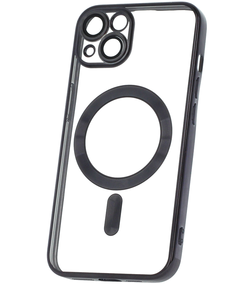 Coque MagSafe pour Apple iPhone 18 Pro Max / 17 Pro Max, OEM, Couleur Chrome Mag, Noire