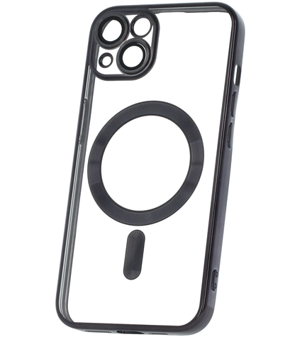 Coque MagSafe pour Apple iPhone 18 Pro Max / 17 Pro Max, OEM, Couleur Chrome Mag, Noire