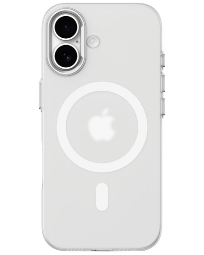 Coque MagSafe pour Apple iPhone 17, Tech-Protect, MagZero, Blanc Mat
