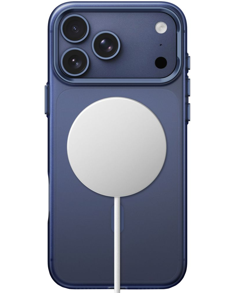 Coque MagSafe pour Apple iPhone 18 Pro / 17 Pro, Tech-Protect, MagZero, Bleu Marine Mat
