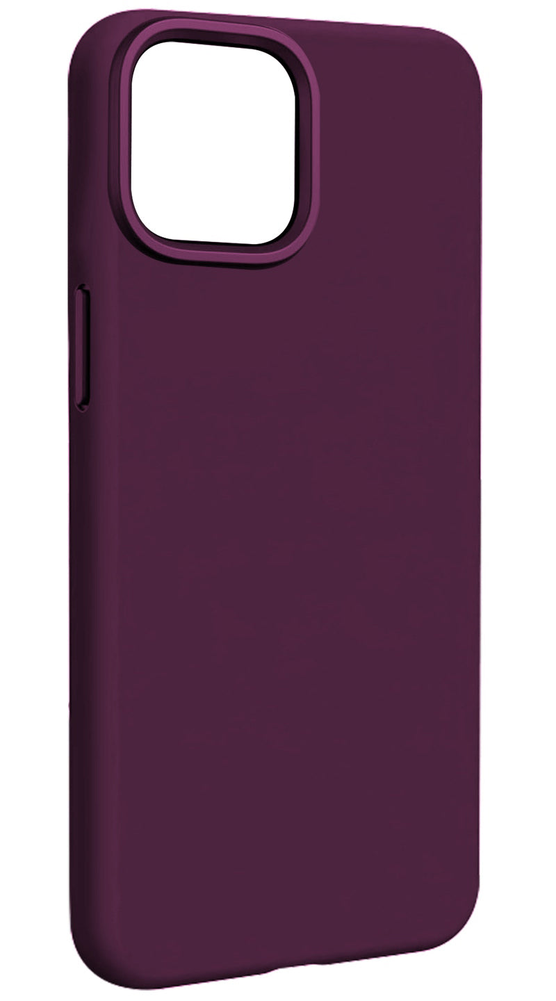 MagSafe Case for Apple iPhone 15, Etteri, Silicone Mag, Burgundy