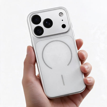 MagSafe-Hülle für Apple iPhone 18 Pro / 17 Pro, OEM, Make 18, Silberfarben