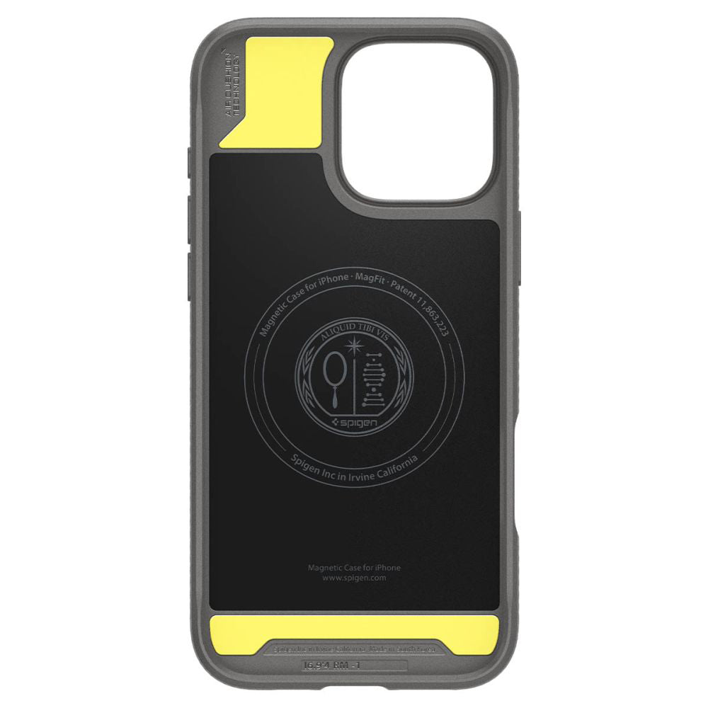 MagSafe Hülle für Apple iPhone 16 Pro Max, Spigen, Rugged Armor, Grau ACS07987 