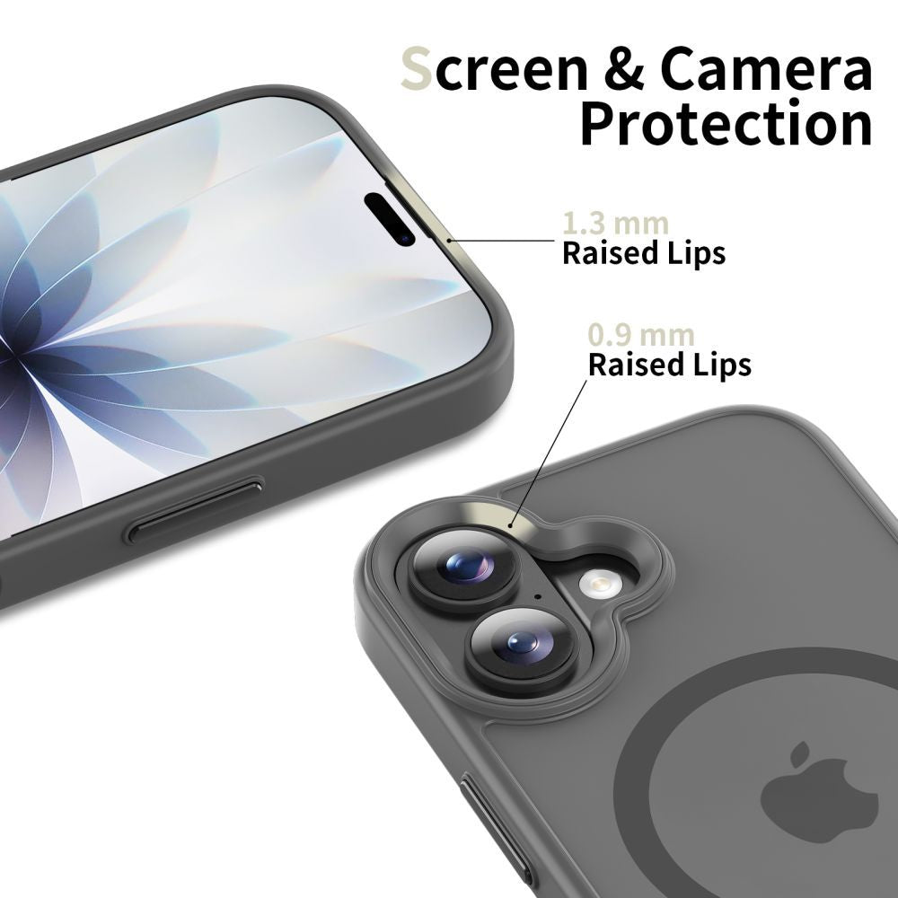 MagSafe-Hülle für Apple iPhone 17, Tech-Protect, Magmat, Mattgrau