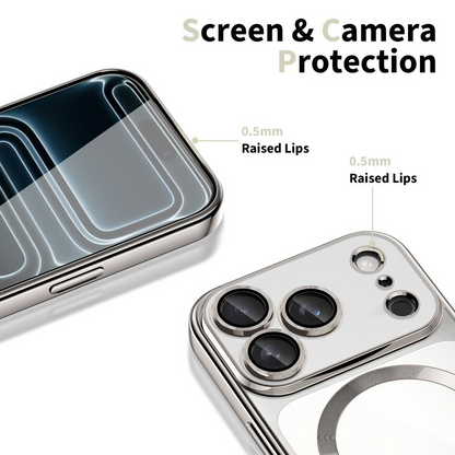 Étui MagSafe pour Apple iPhone 17 Pro, Tech-Protect, Magflex, Argenté