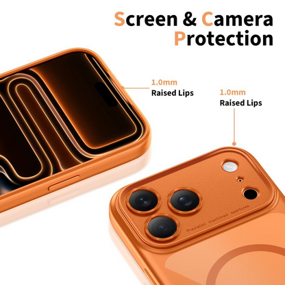 Étui MagSafe pour Apple iPhone 17 Pro, Tech-Protect, MagPeak, Orange