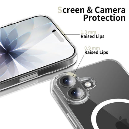 Coque MagSafe pour Apple iPhone 17, Tech-Protect, Flexair Hybrid CC, Transparente